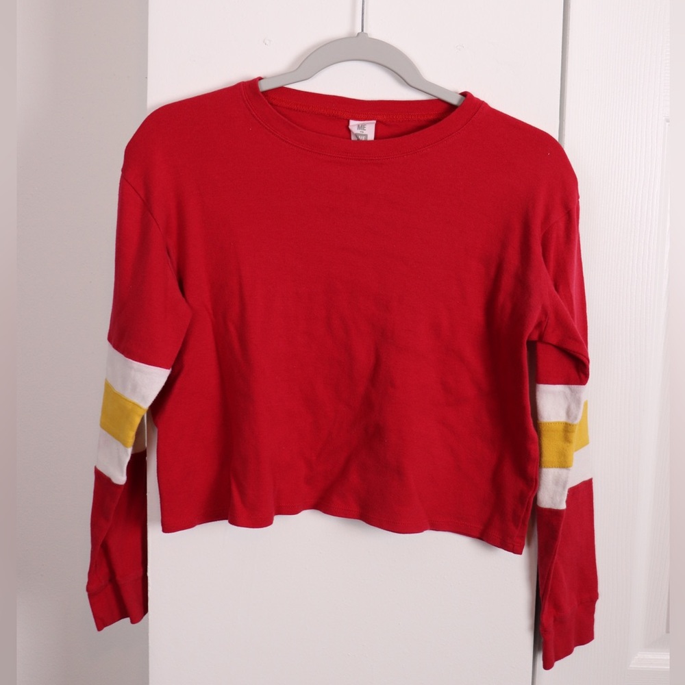 ME To WE Long-Sleeve Crop-Top (Size S)